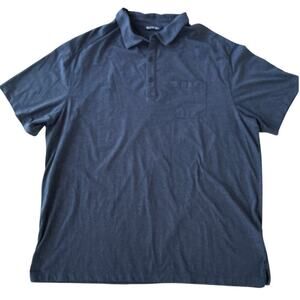 Cutter & Buck Mens Polo Shirt Size‎ 3X Big Short Sleeve Pullover 1/4 Button